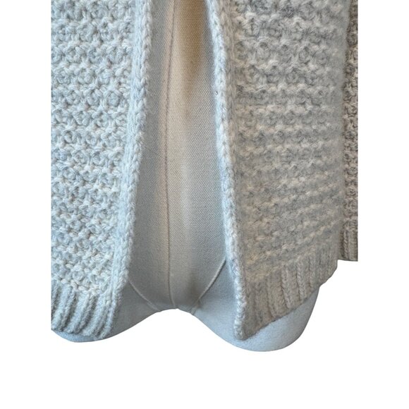 ZARA Beige Small Wool Blend Knit Cardigan Sweater Jacket Button Closures - Picture 11 of 16